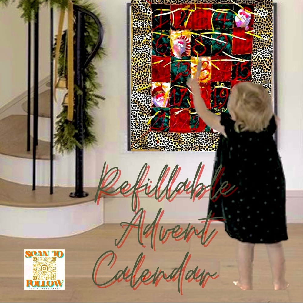 HANDMADE REUSABLE ADVENT CALENDAR